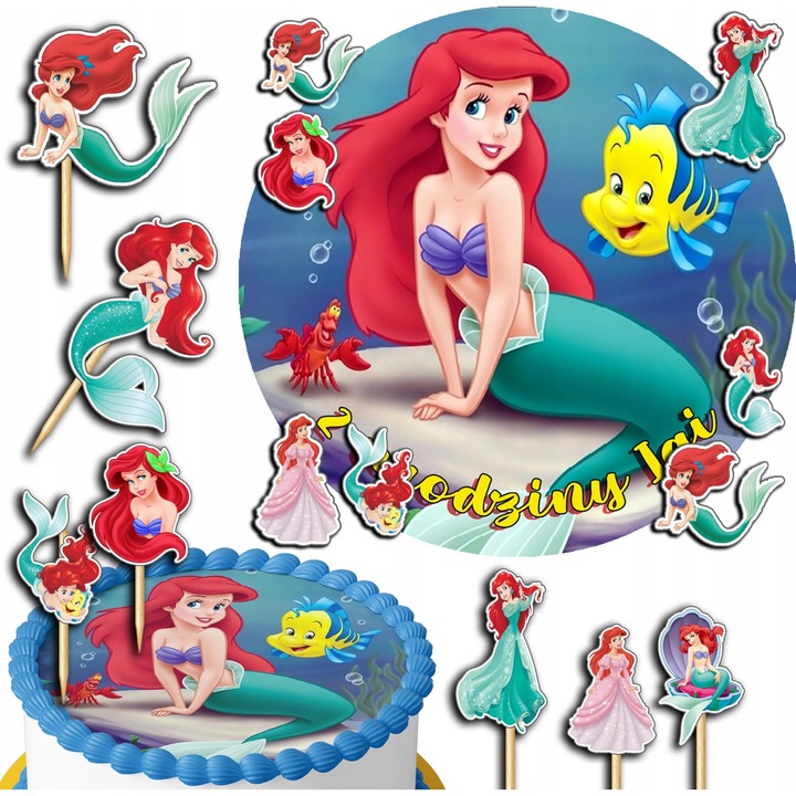 Аксесоари за торта, Световен калъф, малка русалка