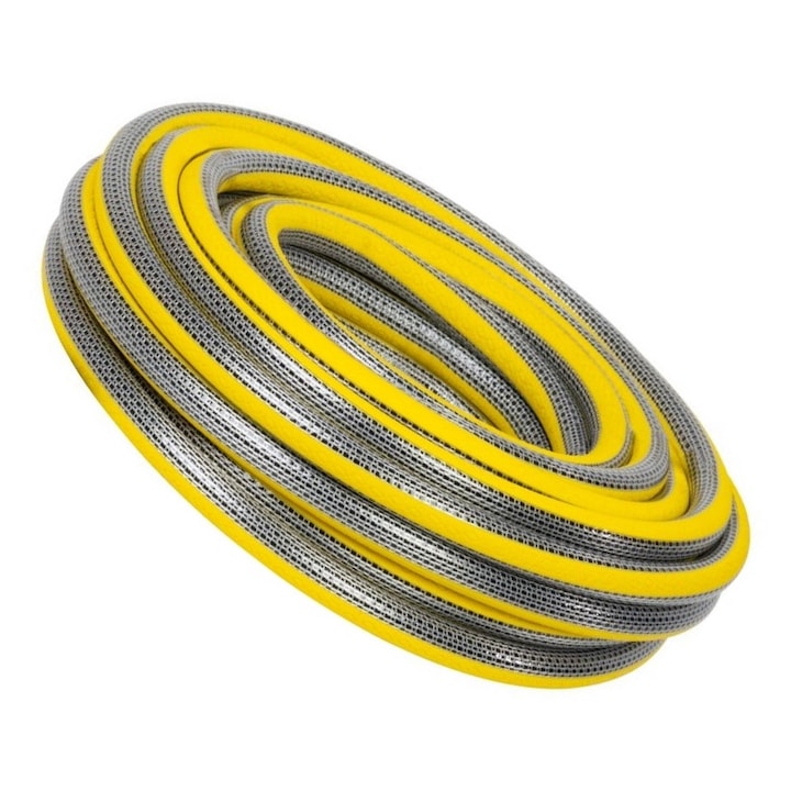 Многослоен градински маркуч Anti-torsion Plus, анти-усукване, дължина 25 м, 1/2" връзка, UV защита