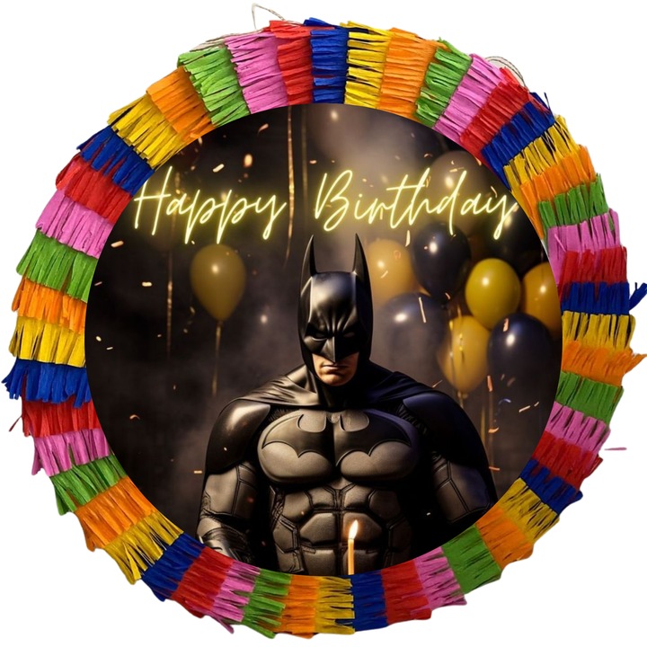 BATMAN party pinata, 35 cm, többszínű