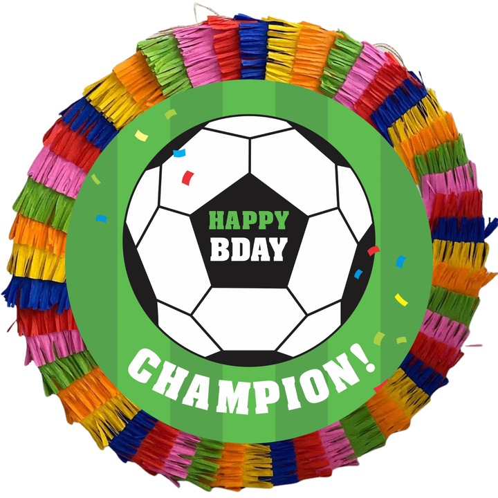 Fociparti pinata, 35 cm többszínű