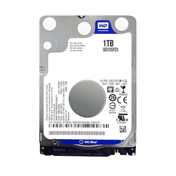 Hard Disk Laptop WD Blue WD10SPZX, 1TB, 5400rpm, SATA 3 Hard Disk Laptop WD Blue WD10SPZX, 1TB, 5400rpm, SATA 3