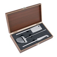 Set pentru branza in cutie din lemn