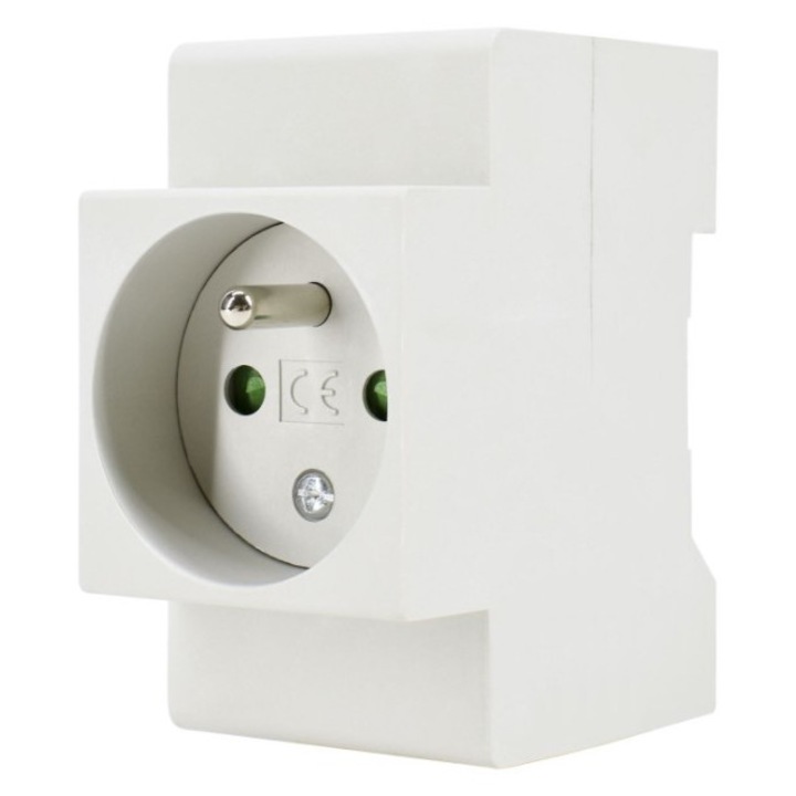 Priza unica pe sina TH35 16A 230V