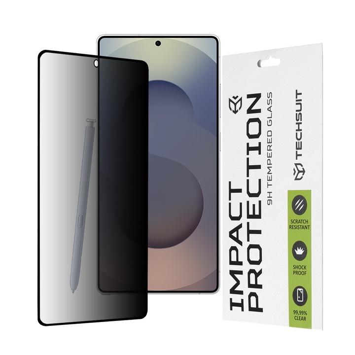 Folie pentru Samsung Galaxy S25 Ultra - Techsuit 111D Privacy FullA Glue - Black