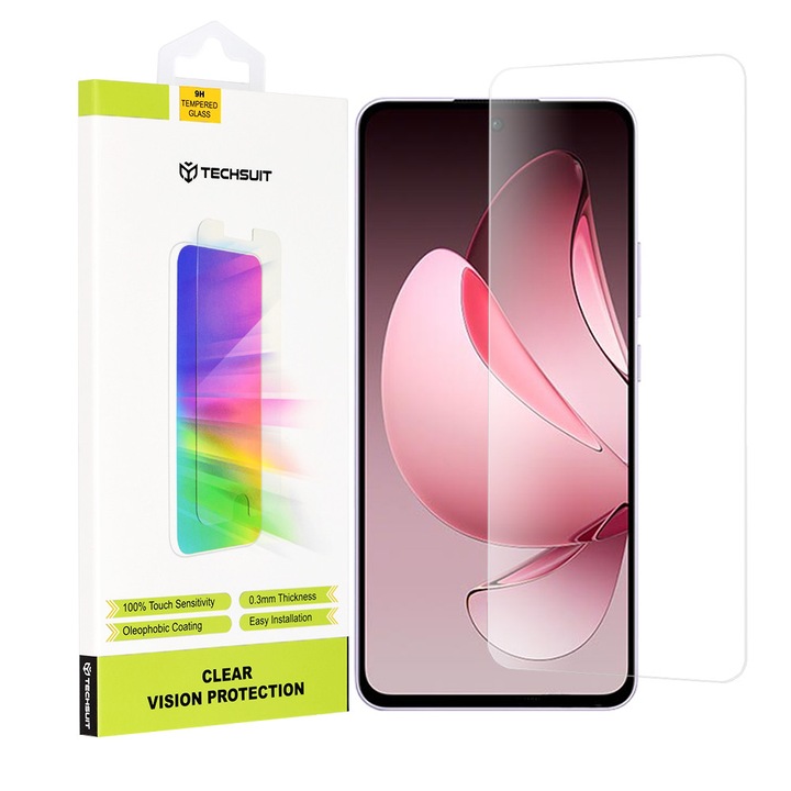 Фолио за Oppo Reno13 F 4G/Reno13 F 5G/Reno13 FS 5G, N40, закалено стъкло, прозрачно