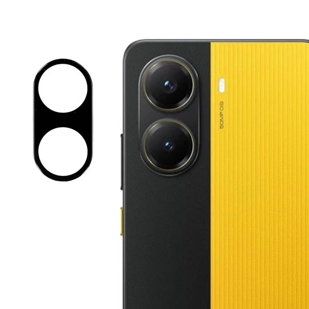 Folie Camera pentru Xiaomi Poco X7 Pro - Techsuit Full Camera Glass - Black