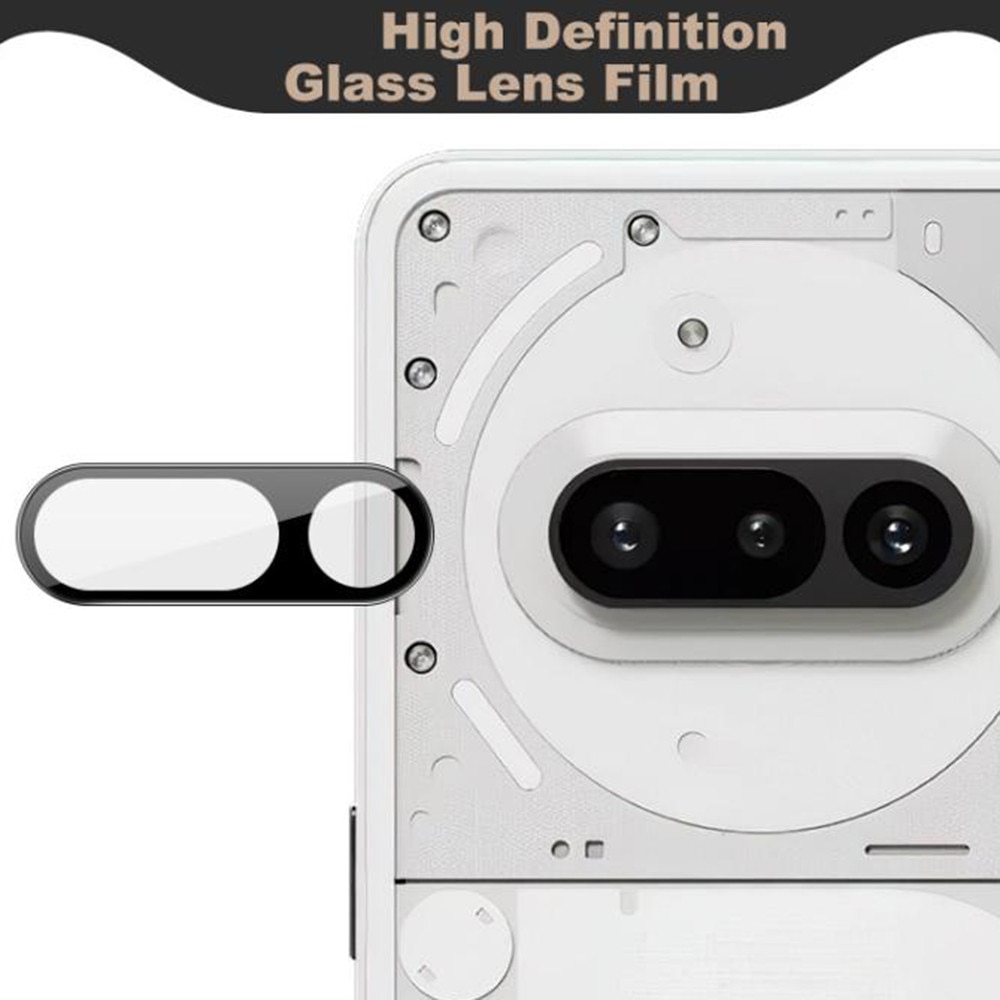 Folie Camera pentru Nothing Phone (3a) - Techsuit Full Camera Glass - Black