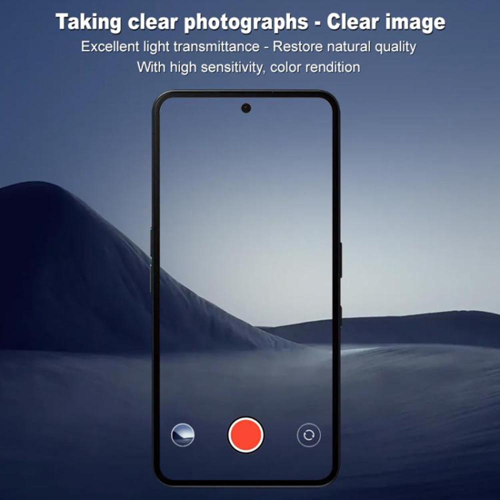 Folie Camera pentru Nothing Phone (3a) - Techsuit Full Camera Glass - Black