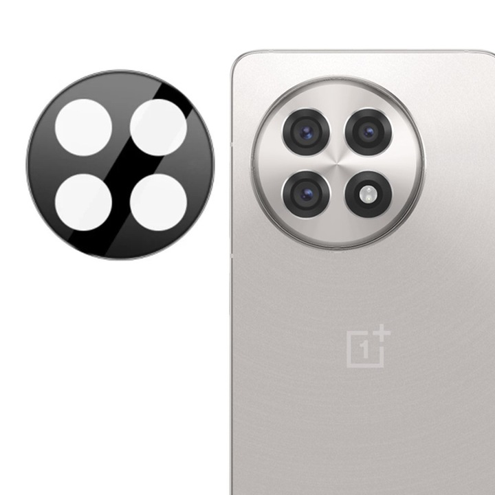 Folie telefon Techsuit Full Camera Glass Antisoc Negru pentru OnePlus 13R