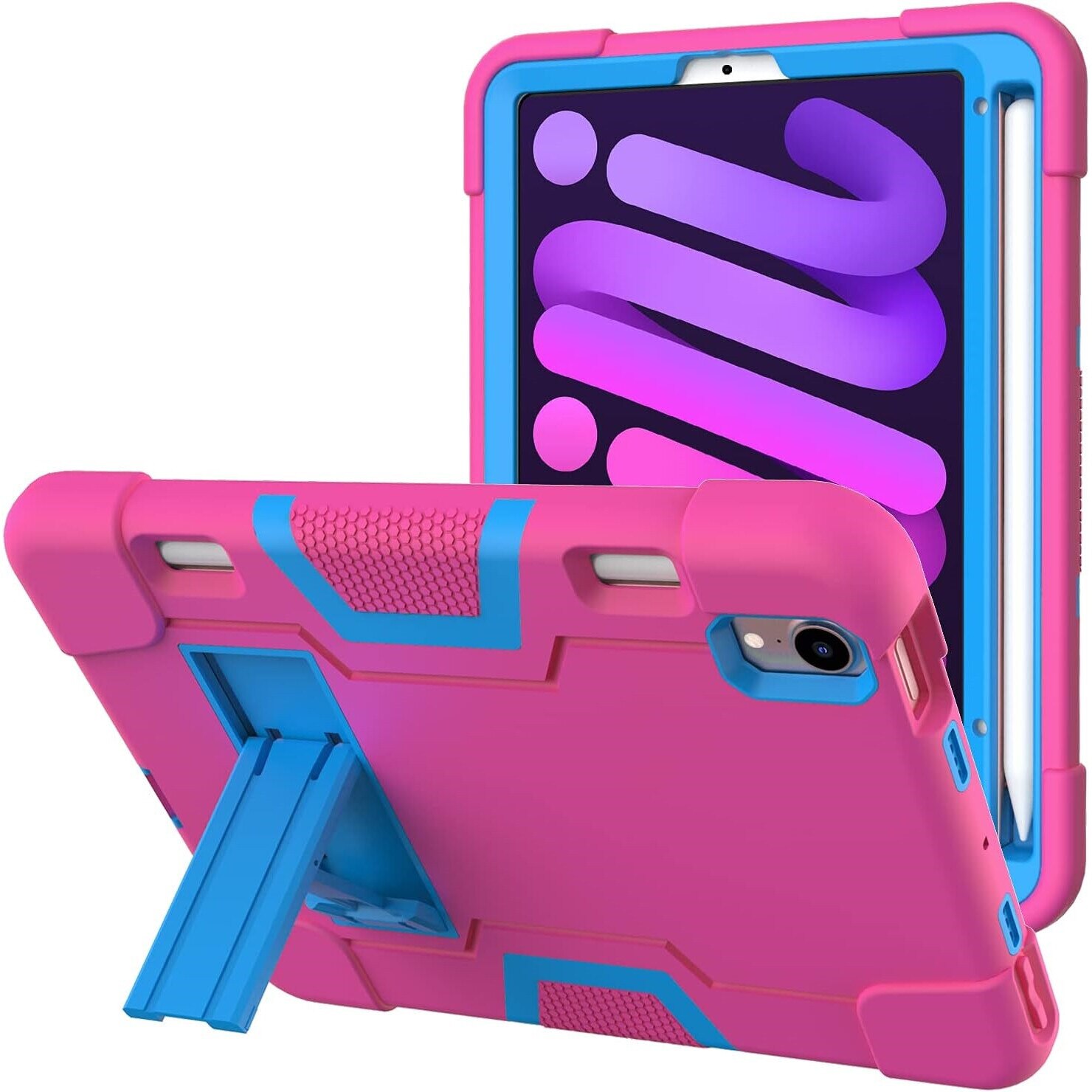 Husa tableta iPad Mini 6 8.3", cu suport si loc pentru creion