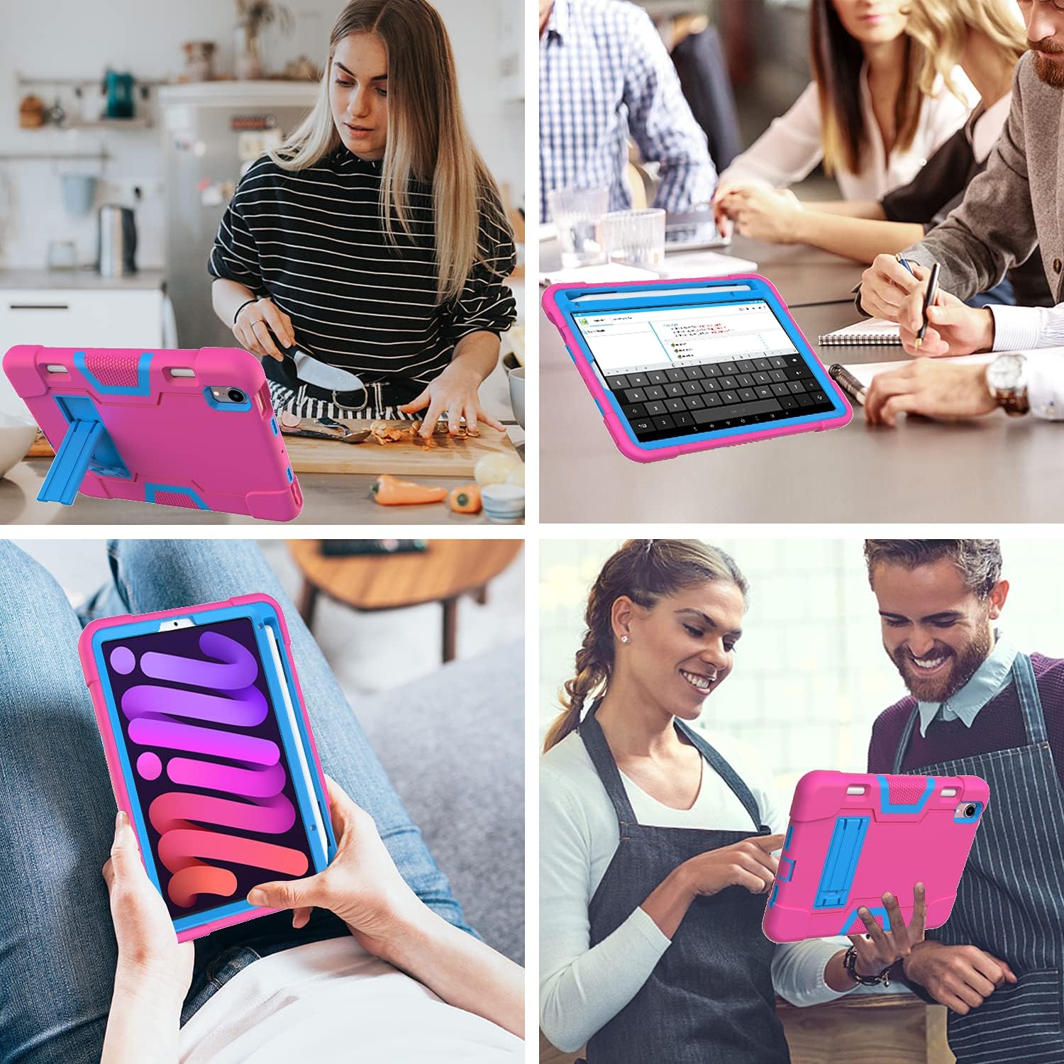 Husa tableta iPad Mini 6 8.3", cu suport si loc pentru creion