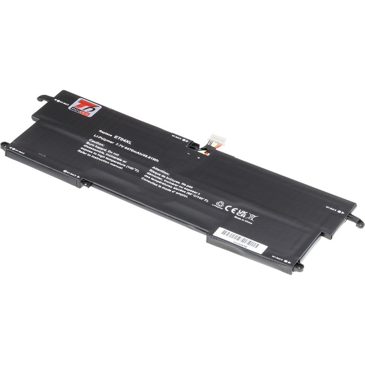 Baterie T6 Power compatibil cu HP EliteBook x360 1020 G2, 6470mAh, 49, 8Wh, 4 celule, Li-pol