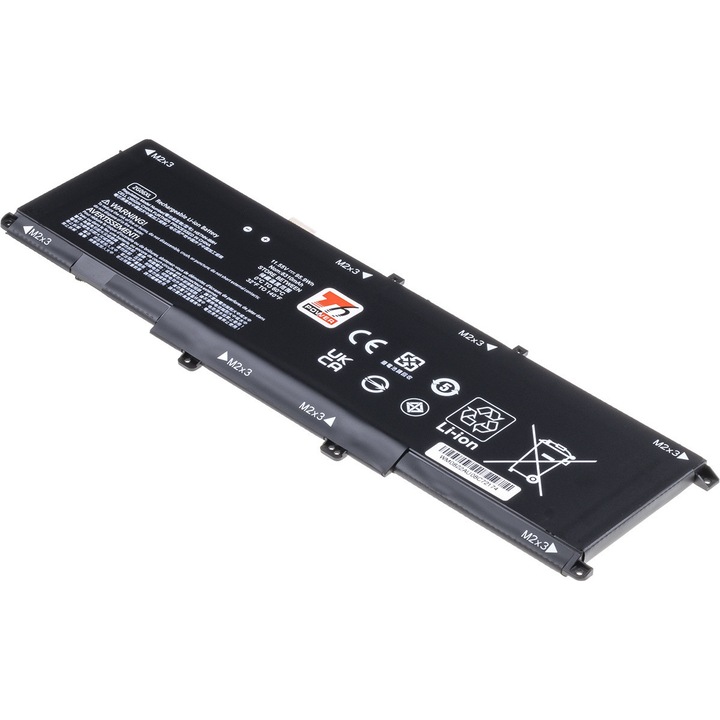 Baterie T6 Power compatibil cu HP ZBook Studio G5, x360 G5, EliteBook 1050 G1, 8310mAh, 96Wh, 6cell, Li-pol
