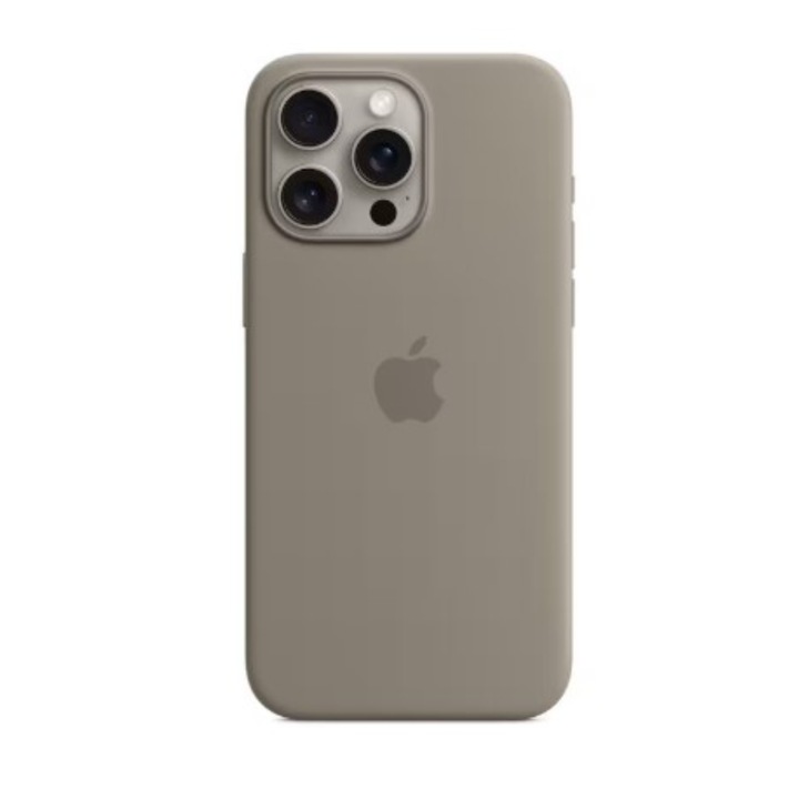 Védőtok, BeSmart szilikon, MagSafe-el, iPhone 16 Pro-hoz, agyag