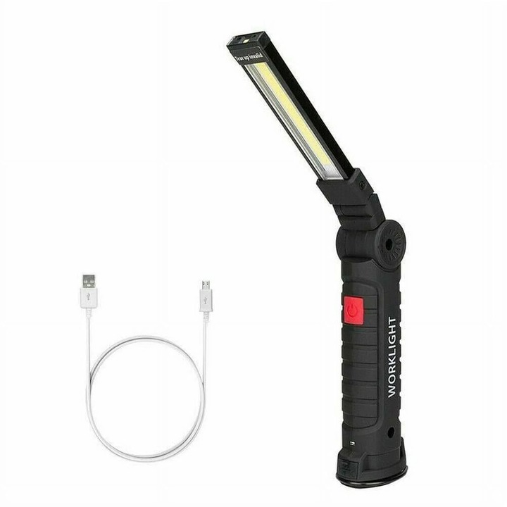 Lampa de lucru portabila ZYBLSSBB, pliabila, cu LED, magnet, 11x3.6cm