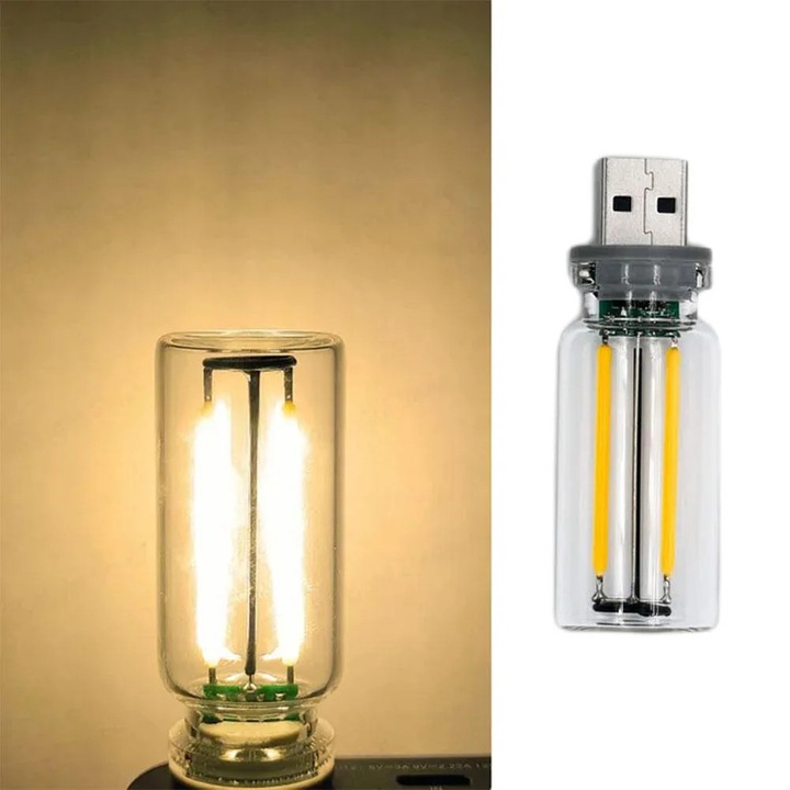 YANYXR KPO06 USB éjjeli lámpa, érintésérzékeny, szabályozható, többszínű, 5V, 0.1-0.5W