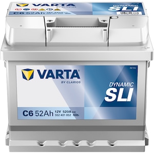 Baterie auto Varta Dynamic SLI 52Ah 520A C6 552401052