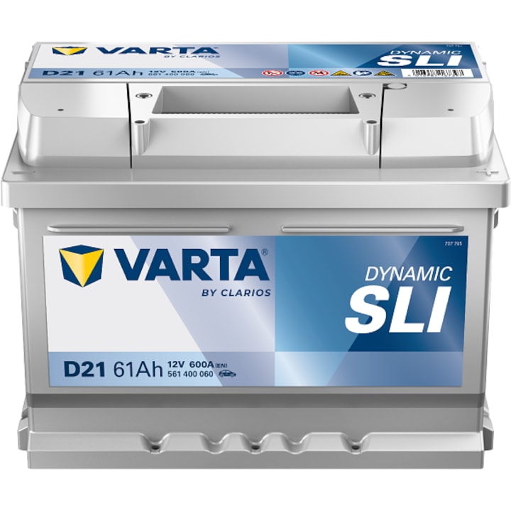 Акумулатор за кола Varta Dynamic SLI 61Ah 600A D21 561400060
