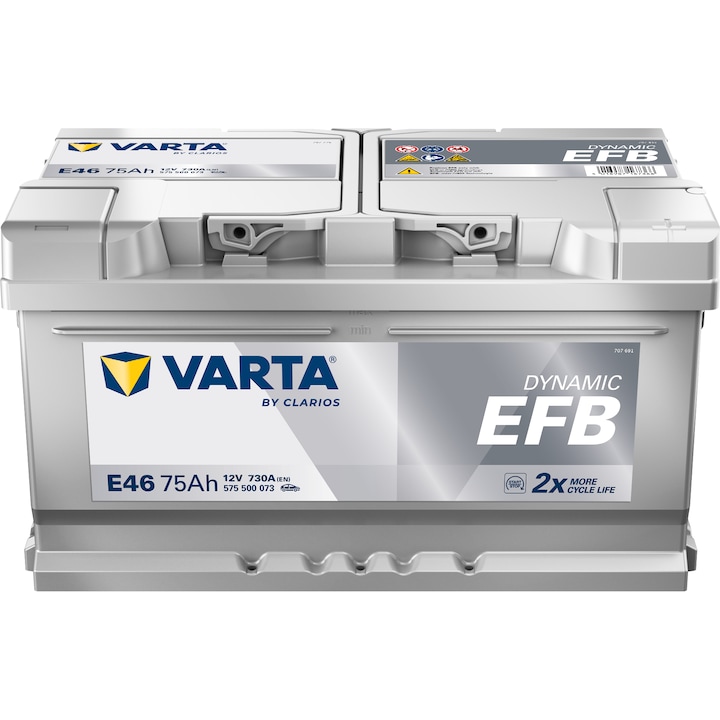 Автомобилен акумулатор Varta Dynamic EFB 75Ah 730A E46 575500073