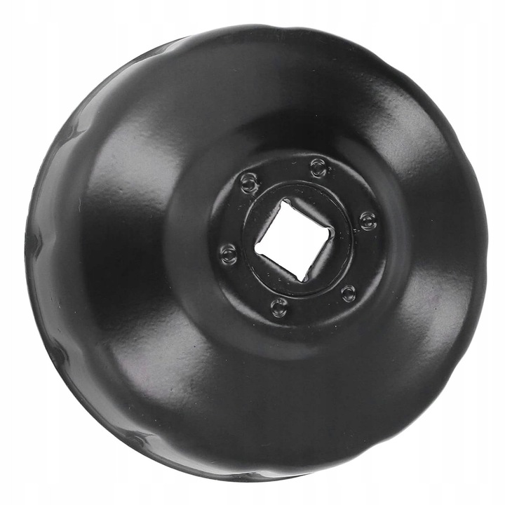 Cheie pentru capacul filtrului de ulei, Satra, Vw, Mercedes, Bmw, Fiat, 76 mm, 12 dinti, Negru, 3/8 inci, Pentru schimbul filtrelor de ulei in vehiculele de pasageri si comerciale