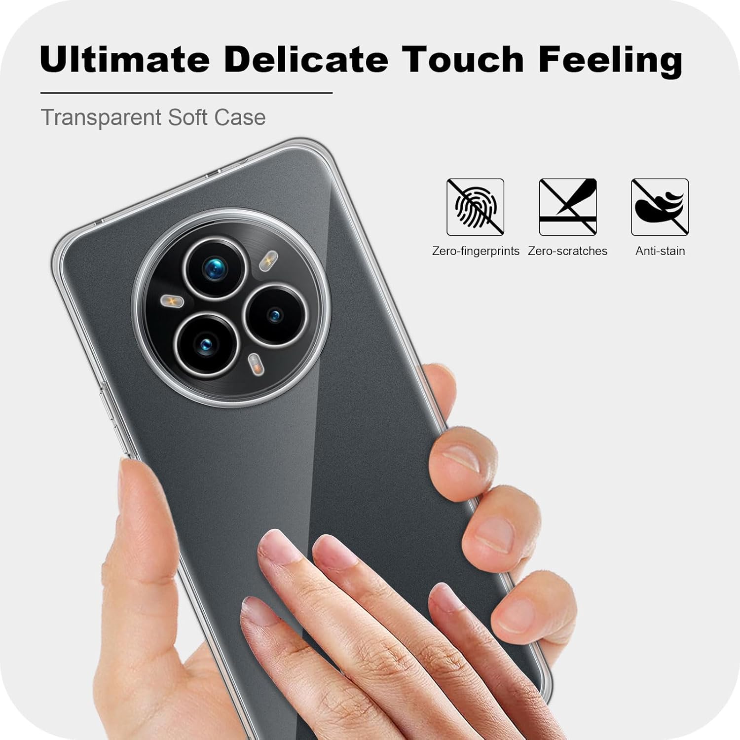 Husa pentru Realme 14 Pro+ Plus Anti-Shock 1.5mm cu protectie lentile Transparent