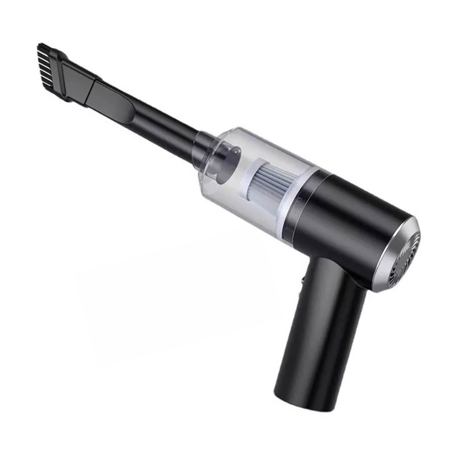 Aspirator portabil fara fir, motor puternic, 9000PA, 120W, 2 duze de aspiratie, negru