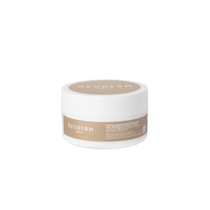 Intenzíven hidratáló testápoló krém, GEODERM, (Organic, Bio & Vegan), 200 ml