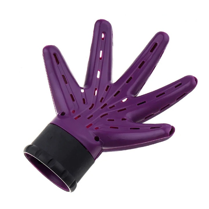 Hajszárító kiegészítők, Hajdiffúzor, Hajszárító diffúzor, Kéz alakú diffúzor, fodrászati eszközök, hajszárító, göndör haj