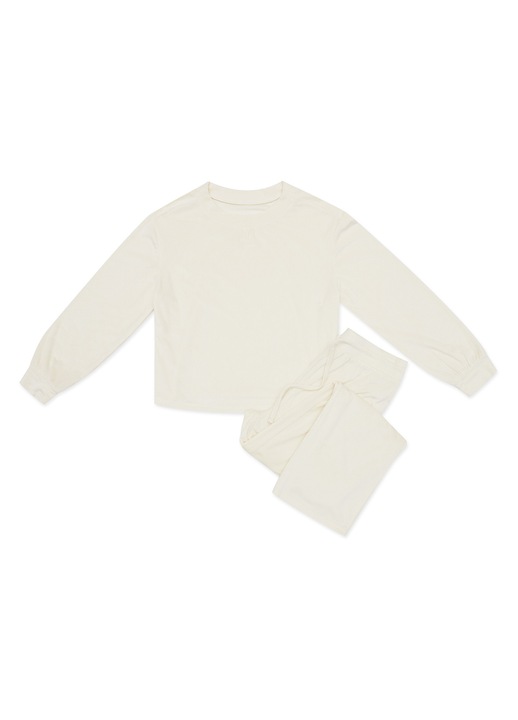 Costum dama Jade Esotiq Alb crem, Alb