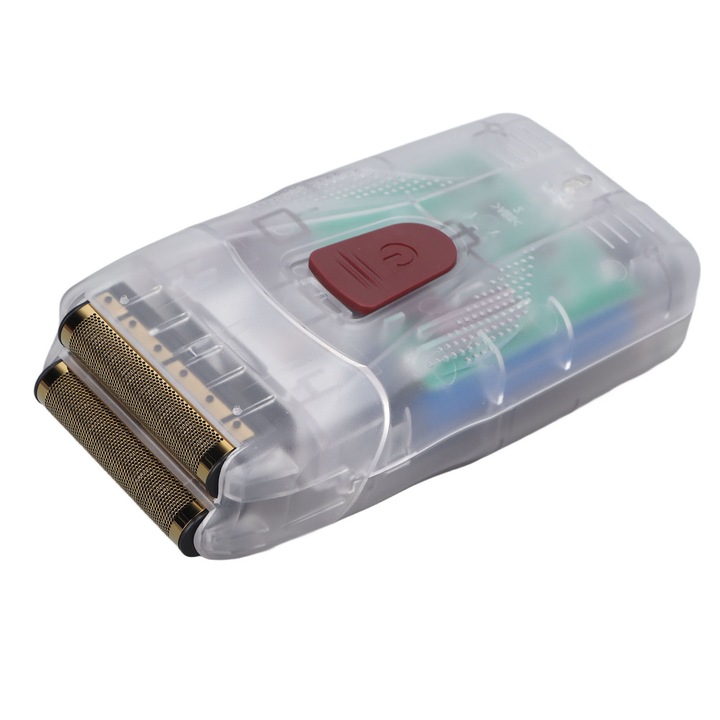 Elektromos borotva USB töltéssel, dupla lebegő pengével