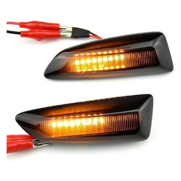 Комплект от 2 мигача Dynamic Sequential Smoke Wing Opel Astra JK Crossland X Insignia B Zafira C