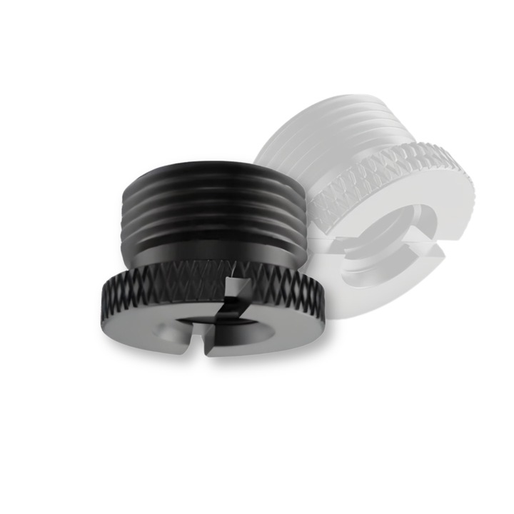 Adaptor Microfon, Stativ Microfon Filet Mama 3/8" la Filet Tata 5/8" Aluminiu