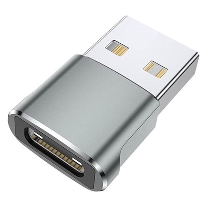 Mini USB-C-USB adapter, gyors átviteli sebesség, többszínű, Dactylon®