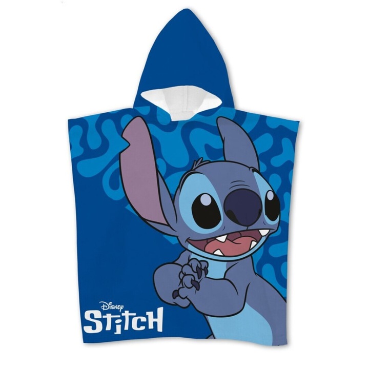 Disney Lilo and Stitch, The Star Dog Cool плажна кърпа пончо 55x110 см (Fast Dry)