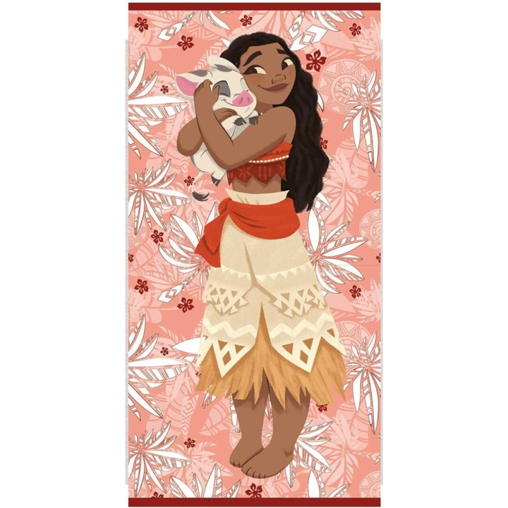 Хавлиена кърпа Disney Vaiana Pua, кърпа за плаж 70x140см (Fast Dry)