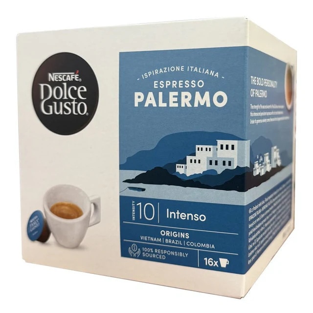 Cafea Nescafe Dolce Gusto Espresso Palermo 112g, 16 capsule