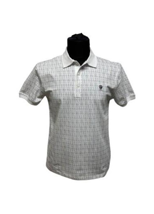 Tricou polo pentru barbati, Alb, Marimea M