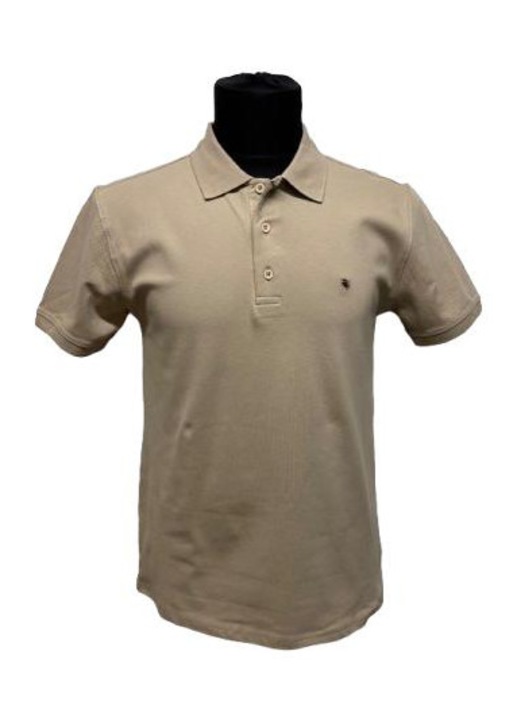 Tricou polo pentru barbati, Crem, Marimea M