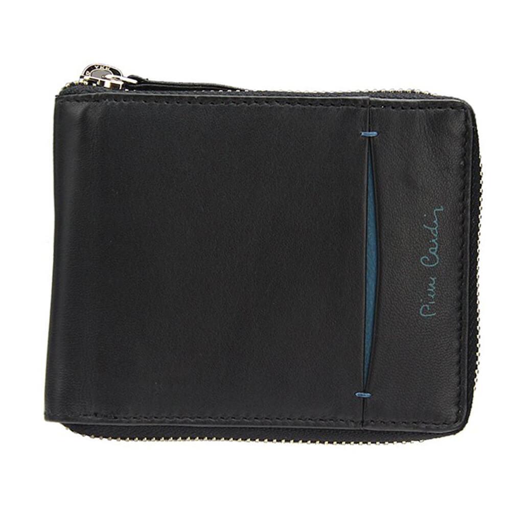 Portofel barbati din piele naturala Pierre Cardin GPB337-Negru/Albastru