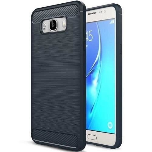 Husa Iberry Carbon Albastru Inchis Pentru Samsung Galaxy J3 J310 (2016)