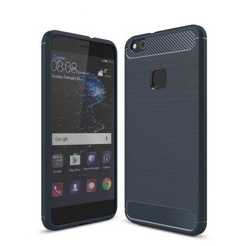 Husa Iberry Carbon Albastru Inchis Pentru Huawei P10 Lite (2017)