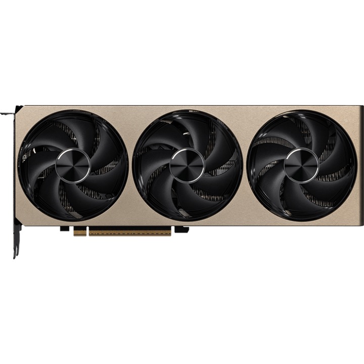 MSI GeForce RTX 5070 12G INSPIRE 3X OC grafikus kártya, GDDR7, 192 bites, fekete/arany
