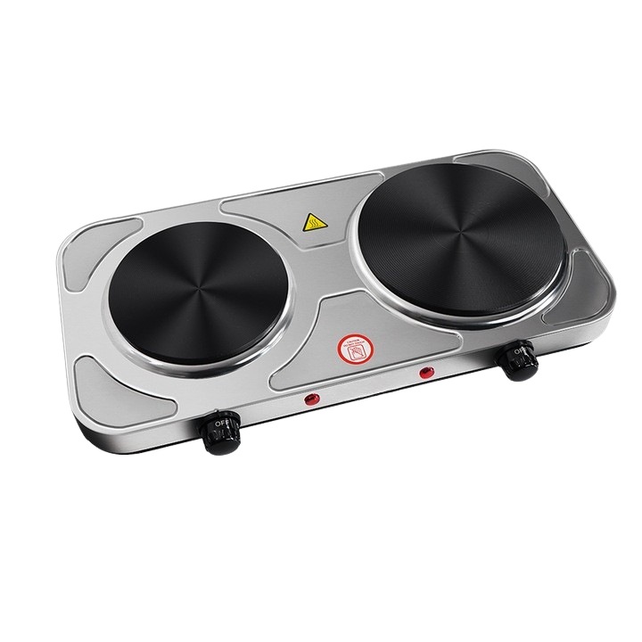 Plita Electrica Portabila, 2500W, Otel Inoxidabil, Buton de Control al Temperaturii, Design Anti-Alunecare, Indicator LED, Gatire Rapida si Eficienta, Compacta si Usor de Utilizat, 42 x 5 x 21 cm