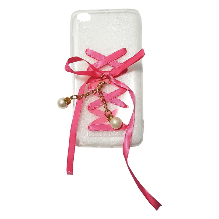 Кейс за Huawei P10 Lite, Ribbon Case, Розов