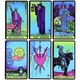 Midi пакет карти, Neon Rider Tarot, 2024, 10,5 x 6,3 cm
