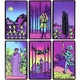 Midi пакет карти, Neon Rider Tarot, 2024, 10,5 x 6,3 cm