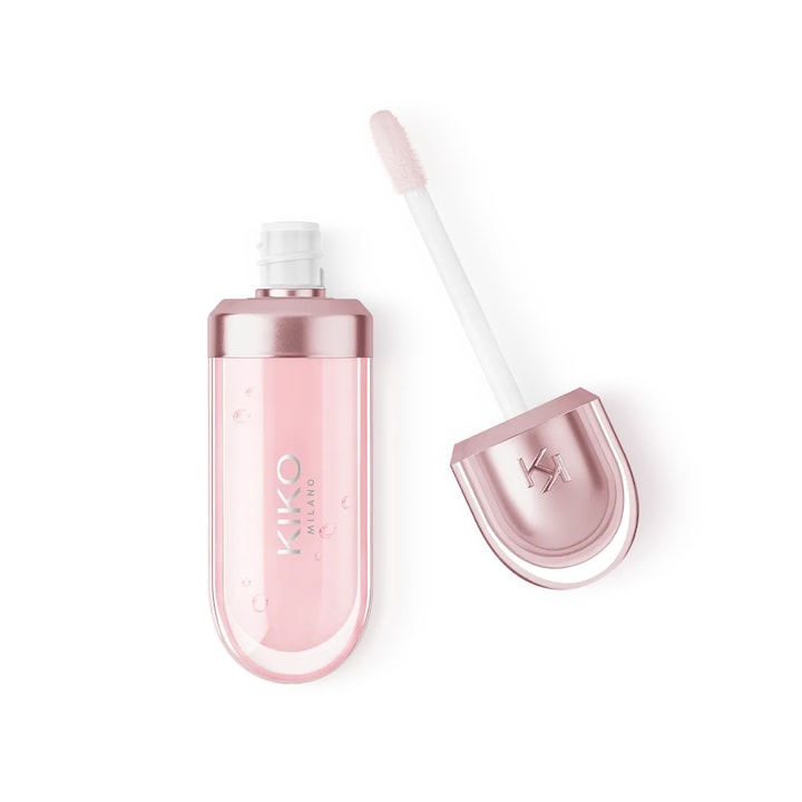 Кое е Най-Доброто Червило - Комфорт, Цвят И Грижа За Устните Гланц за устни, Kiko Milano, 3d Hydra Lip Oil - Glossed Glass, 6.5 мл