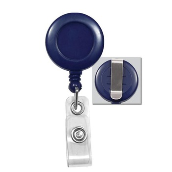 Snur retractabil pentru ecuson, 50 buc/set, albastru Snur retractabil pentru ecuson, 50 buc/set, albastru