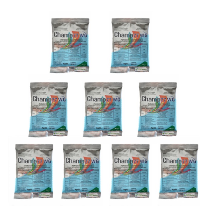 Set Fungicid Champ77 WG 20 gr x 10 buc