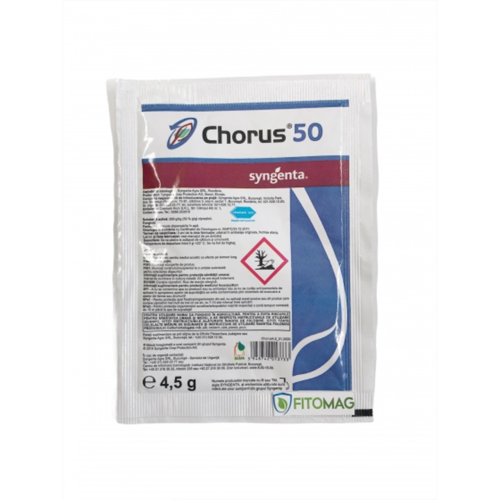 Fungicid Chorus50 WG, 4.5 grame